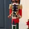 Glitzhome® 36.5"H Wooden Christmas African American Soldier Nutcracker